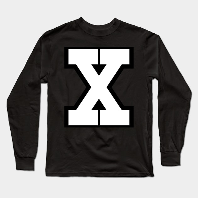 Straight Edge X Hardcore Punk Long Sleeve T-Shirt by thecamphillips